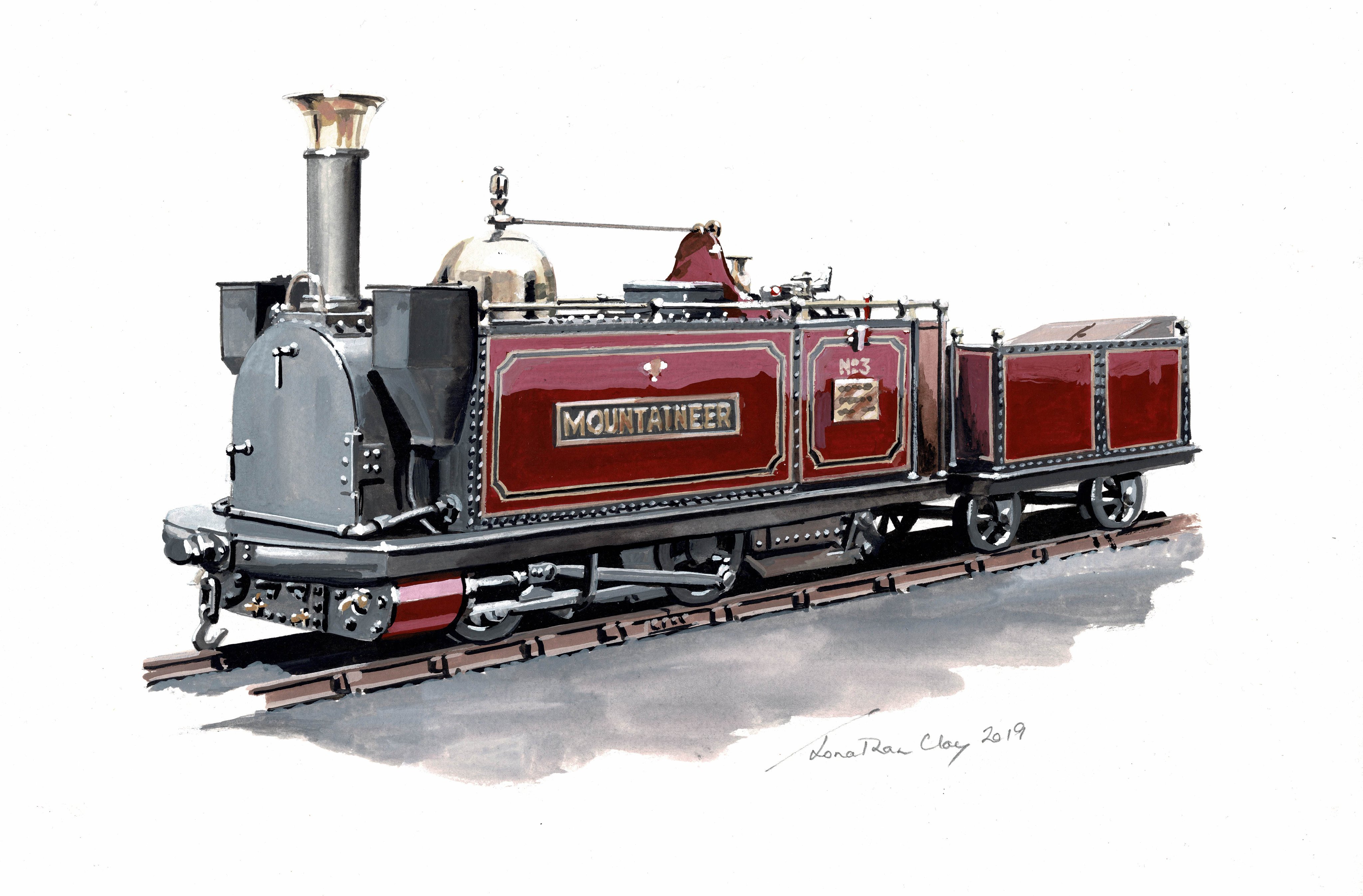 1863 Mountaineer Locomotive Project